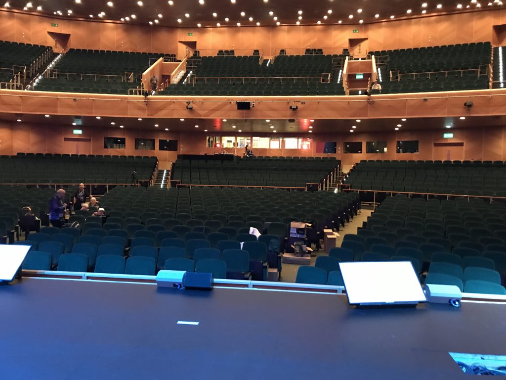 View from the stage