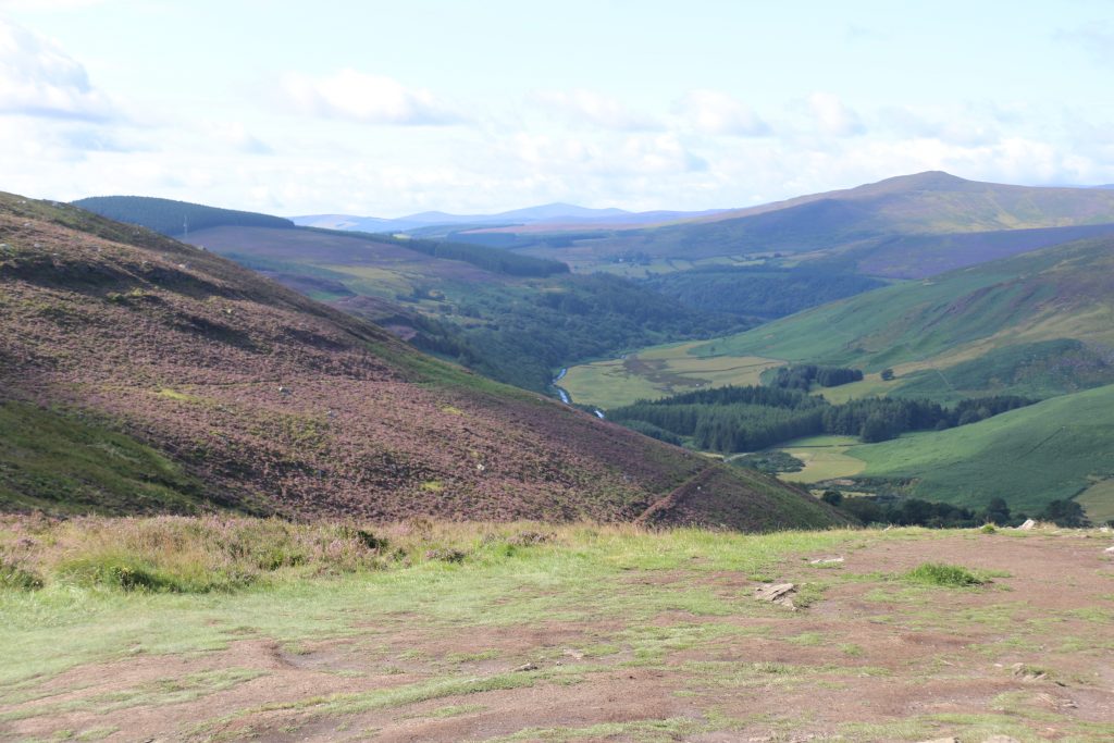 hills of Ireland, near Glendalough